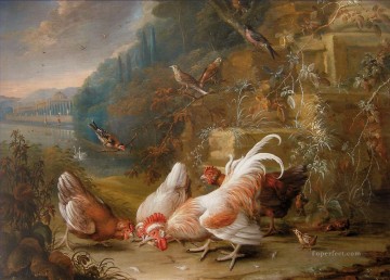 George William Sartorius Poulets et volaille Peinture à l'huile